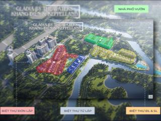 Mở bán biệt thự gladia by the waters quận 2, view 3 mặt sông, bàn giao quí 3/2025