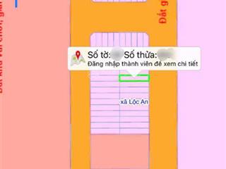 Bán đất tại bình sơn, long thành. full thổ cư, dt 5mx25m, rộng rãi, phong thủy tốt, sổ đầy đủ