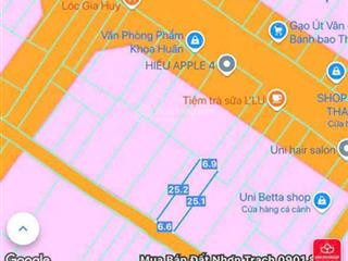 Bán đất tại vĩnh thanh, nhơn trạch. dt 6,6m x 25m, giao dịch trong ngày, giá siêu tốt,  ngay