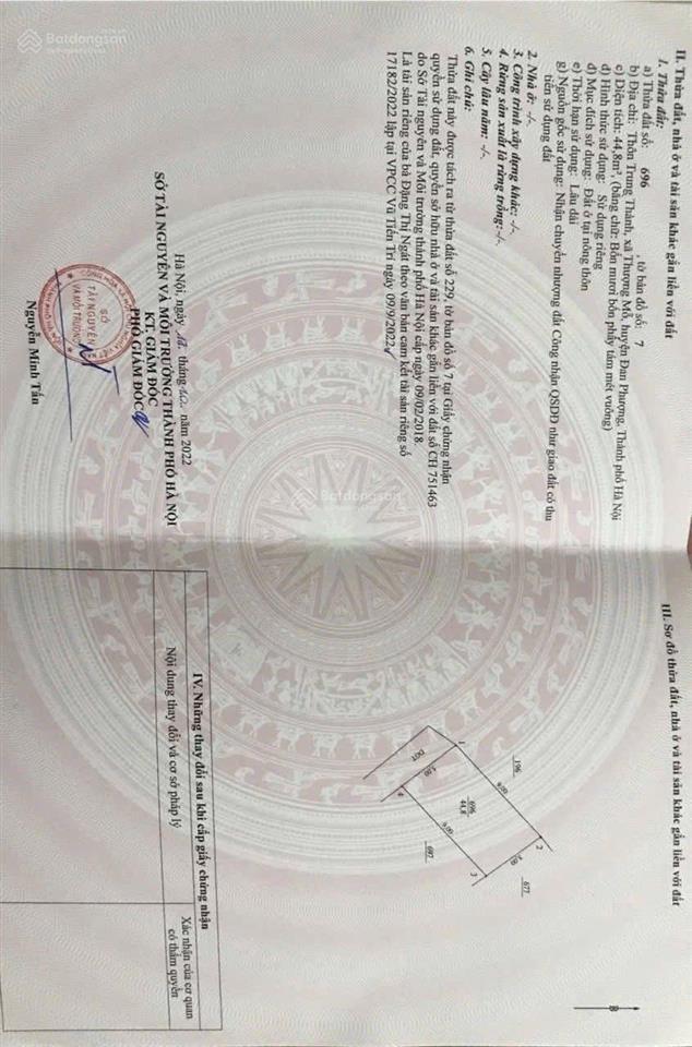 Cc bán 2 ô đất rẻ nhất thượng mỗ  đan phượng  chỉ hơn tỷ sở hữu ngay