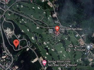 Đầu tư bền vững  sinh lời dài hạn  bán gấp 1 số lô đất thuộc khu biệt thự sân golf tam đảo