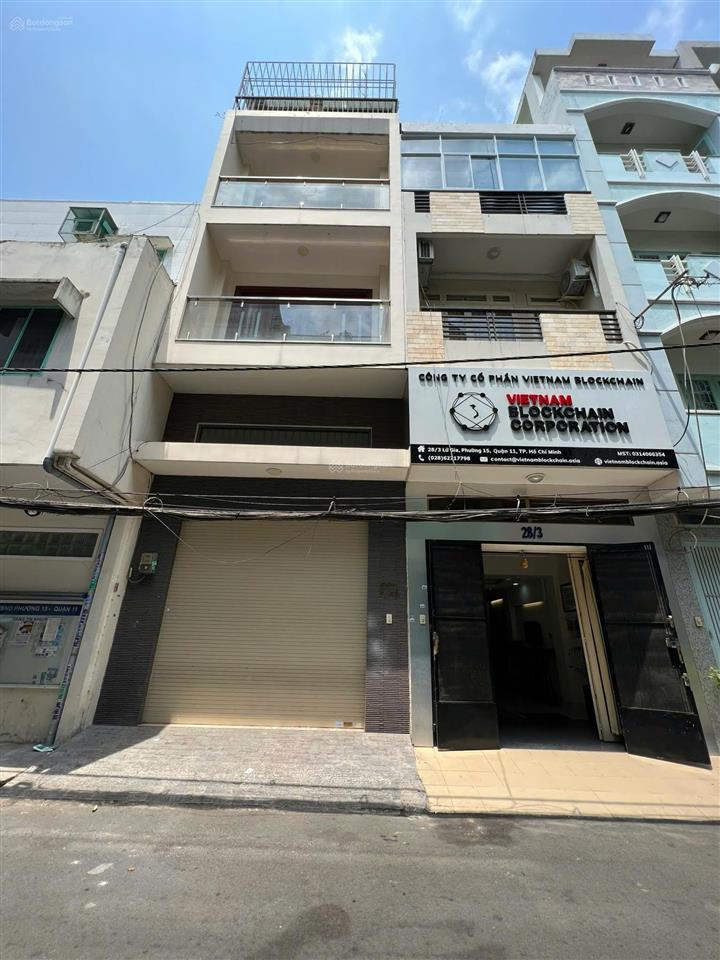 Bán nhà hẻm 22 lữ gia đường thông 8m. .dt 4 x 15m, 3 lầu.  0901, 383, 038 trường( khu vip. q11)