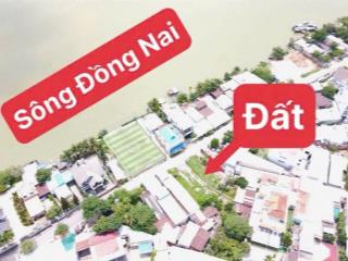 Bán lô đất view sông đồng nai phường biên hoà (hoá an cũ). dt 4,4x27,7=121,5m2. giá 2tỷ990