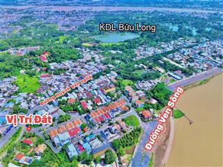 Bán lô đất góc 2 mặt tiền khu biệt thự bửu long. dt 9x18=157m2. giá 7tỷ3 tl đường cộng vỉa hè 12m
