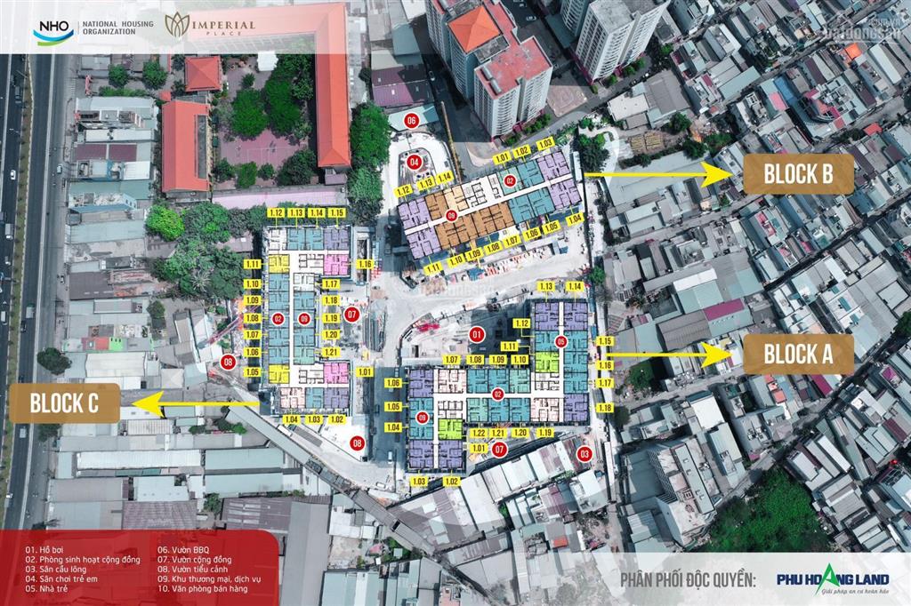 Căn hộ sổ hồng 2pn  2,7 tỷ thương mại imperial place.  0963 129 *** mr đạt