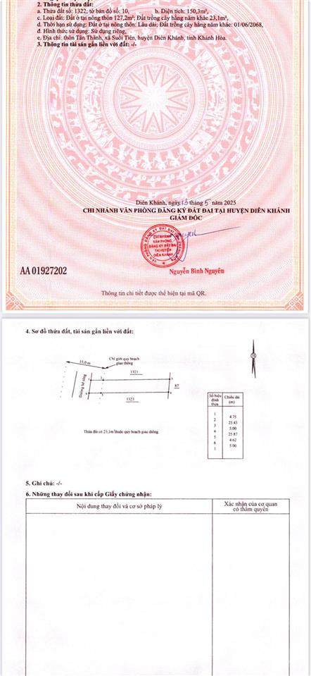 Chính chủ có 4 lô xã suối tiên đất gia đình cắt bán gần đường hương lộ 39