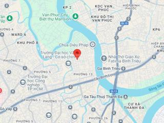 Bán gấp lô đất 420m2 full thổ đặng thuỳ trâm, phường 13 quận bình thạnh