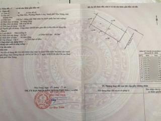 Chỉ 10,5 tỷ sở hữu 130,2m2 ngang 6,77m mặt tiền đường trương hán siêu 13m. phước long nha trang