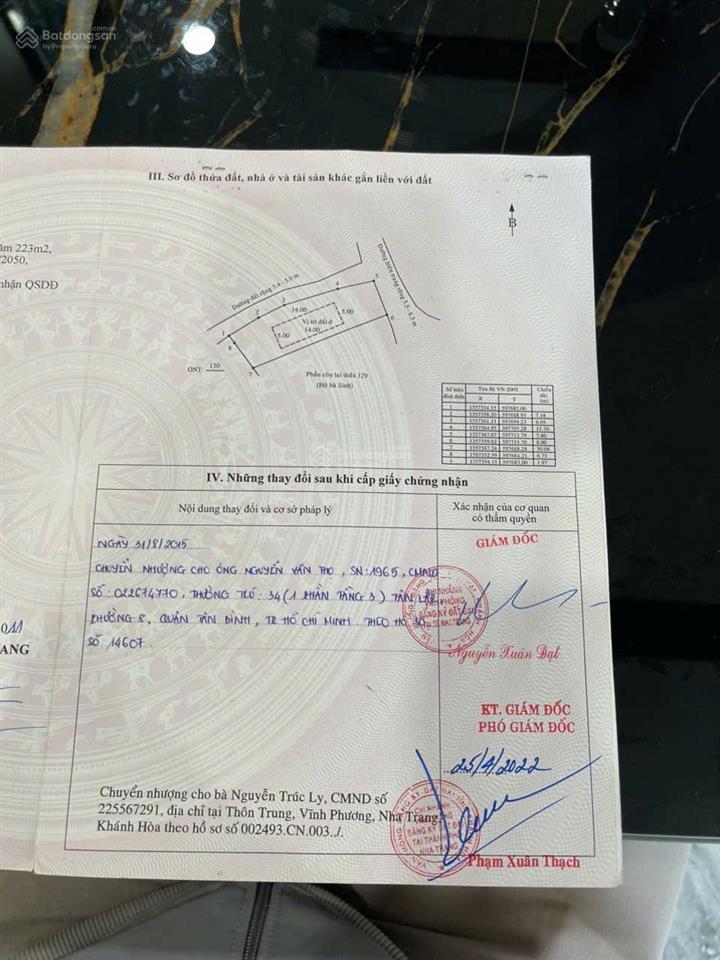 Bán đất 2 mặt tiền đường xuân phong oto vi vu sổ đỏ công chứng ngay phường bắc nha trang khánh hòa