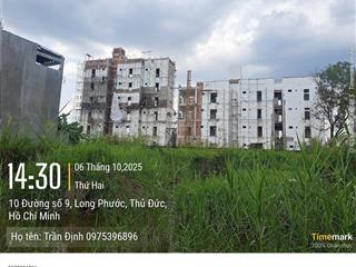 Bán 1500m2 mt đs 9 long phước  ngay chợ  đh luật cs 3. lp.q9