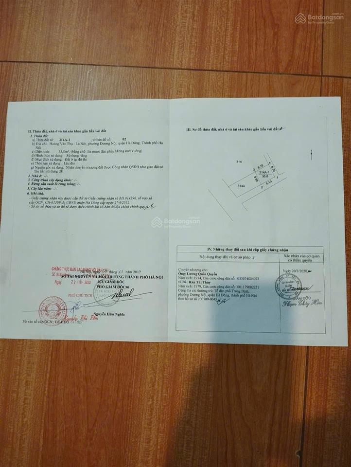 Cần bán lô góc 35m2 chùa võ dương nội oto vào nhà