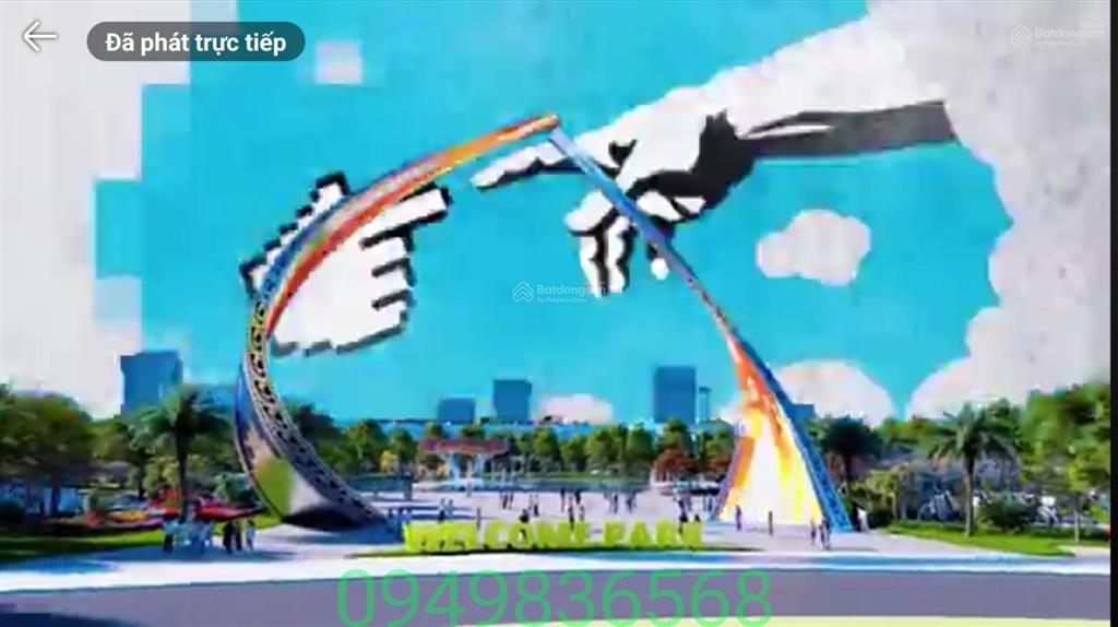 Hơn 10 tỷ căn mặt tiền đại lộ lớn, cổng vào công viên thiên đường giải trí vui chơi 122ha