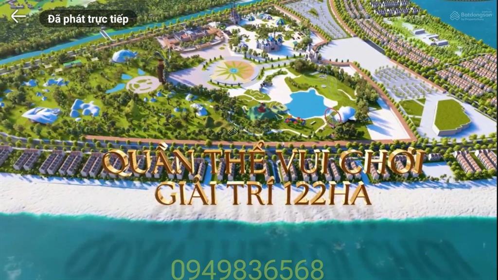 Hơn 10 tỷ căn mặt tiền đại lộ lớn, cổng vào công viên thiên đường giải trí vui chơi 122ha