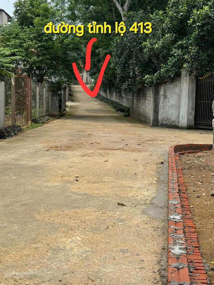 Lô góc 3 mặt tiền, vị trí đẹp thuộc tuyến 2 tl413 cẩm lĩnh, gần hồ suối hai, cách bến xe bus 80m