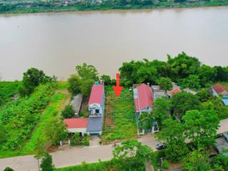 Siêu phẩm nghỉ dưỡng 14m mặt đường tl317 tay chạm nước sông đà view núi ba vì ở tu vũ thanh thủy pt
