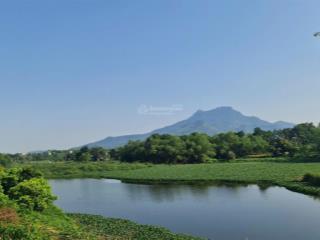 Đất nghỉ dưỡng view hồ, view núi ba vì đẹp hơn tranh vẽ, cách tl86 chỉ gần 1km ở ba trại, ba vì, hn