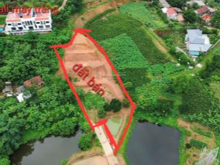 Đất nghỉ dưỡng minh quang có ao nhỏ, view cánh đồng, sông đà thoáng mát, gần trường, cách tl 900m