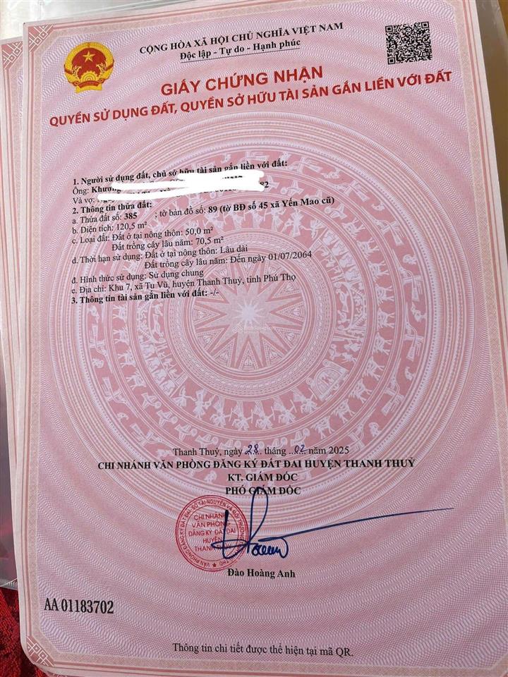 Chủ cắt lỗ sâu 830tr/2 lô đất trục đường chính vào khu nghỉ dưỡng myla, đầy đủ tiện ích gần tỉnh lộ