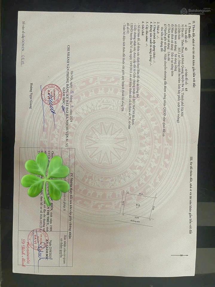 Lô góc vuông vắn sẵn nhà c4 ở minh quang mặt đường trục chính cách tl415b chỉ 100m view núi sông đà