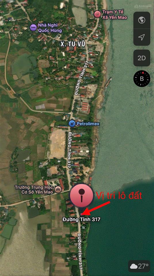 Đất nghỉ dưỡng mặt đường tl317a, bám sông đà, view núi ba vì tuyệt đẹp, gần trường, chợ, cây xăng