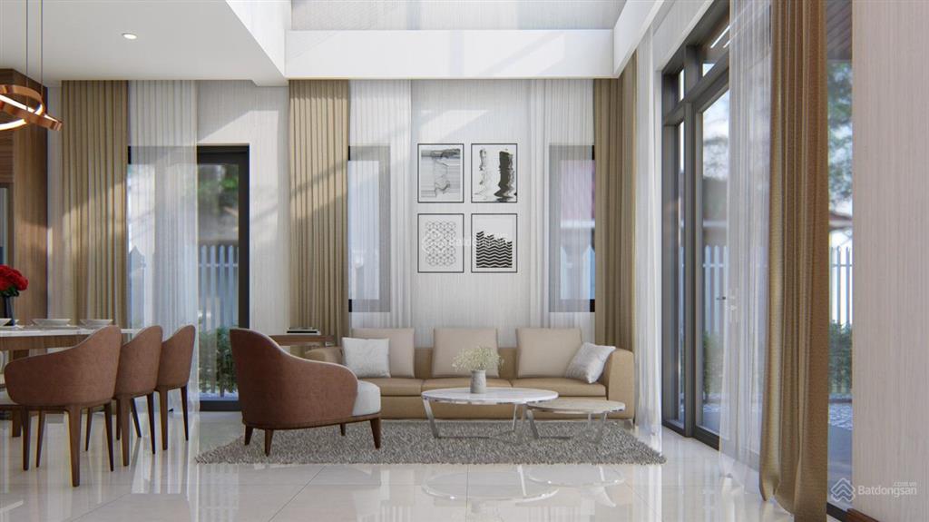 Biệt thự đảo nam long 1 trệt, 2 lầu, hoàn thiện bên ngoài nhà thô bên trong, khu an ninh yên tĩnh