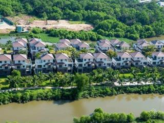 Biệt thự đảo nam long 1 trệt, 2 lầu, hoàn thiện bên ngoài nhà thô bên trong, khu an ninh yên tĩnh