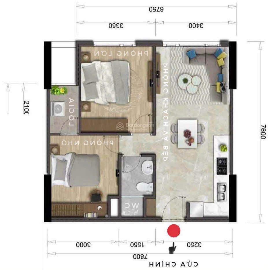 Cho thuê 58m2 nhà có rèm. giá 8  8tr5. xem nhà  0937 532 *** pkd mizuki park