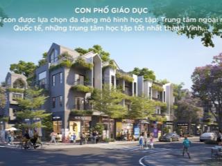 Cần bán căn góc 163m2 lối 2 đại lộ âu cơ, eco central park, tp vinh, nghệ an
