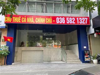 [siêu phẩm] chính chủ cho thuê nhà mặt phố khúc thừa dụ, cầu giấy, hà nội