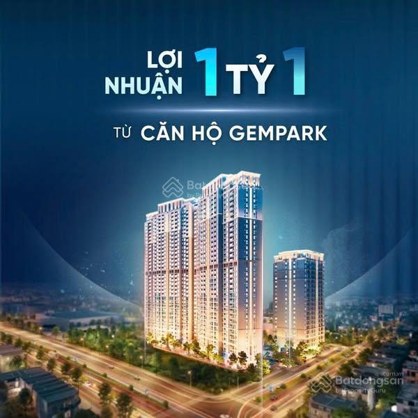 2,6 tỷ căn hộ 2 phòng ngủ gem park hải phòng  lợi nhuận chiết khấu lên tới 31%