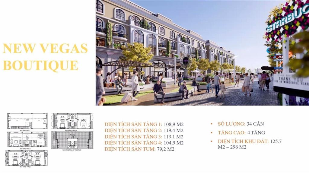 Bán cắt lỗ shophouse new vegas hà tiên, 4,2 tỷ, 75m2 bao đẹp