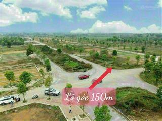 Chính chủ bán lô góc 150m2, tđc đhqg, mt 20m, tách 3 quá đẹp 0833 906 ***