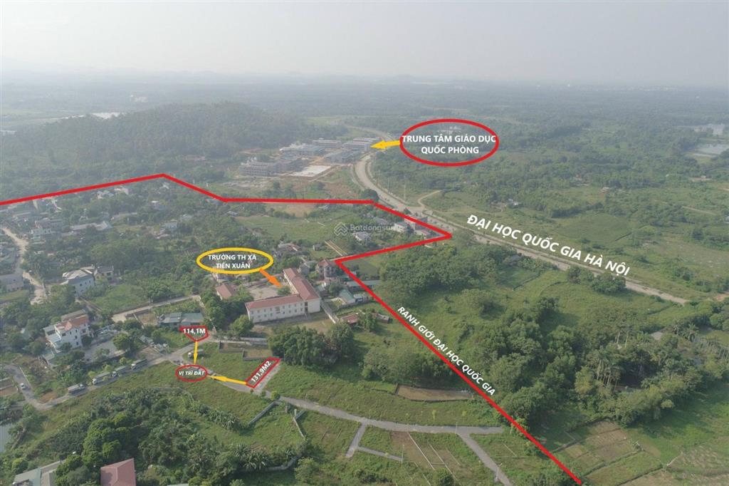 Bán lô đất 94m2 đối diện ký túc xá đại học quốc gia hn