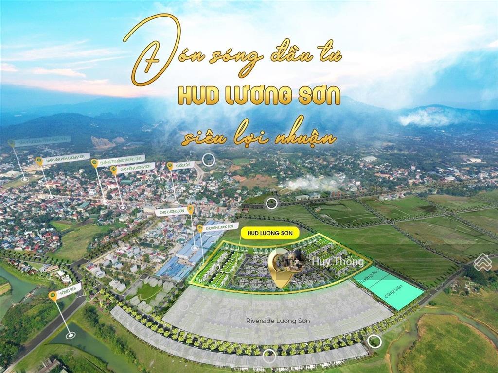 Nhận ký gửi mua bán và tư vấn đất ở hud, lương sơn, phú thọ, chỉ 2,x tỷ