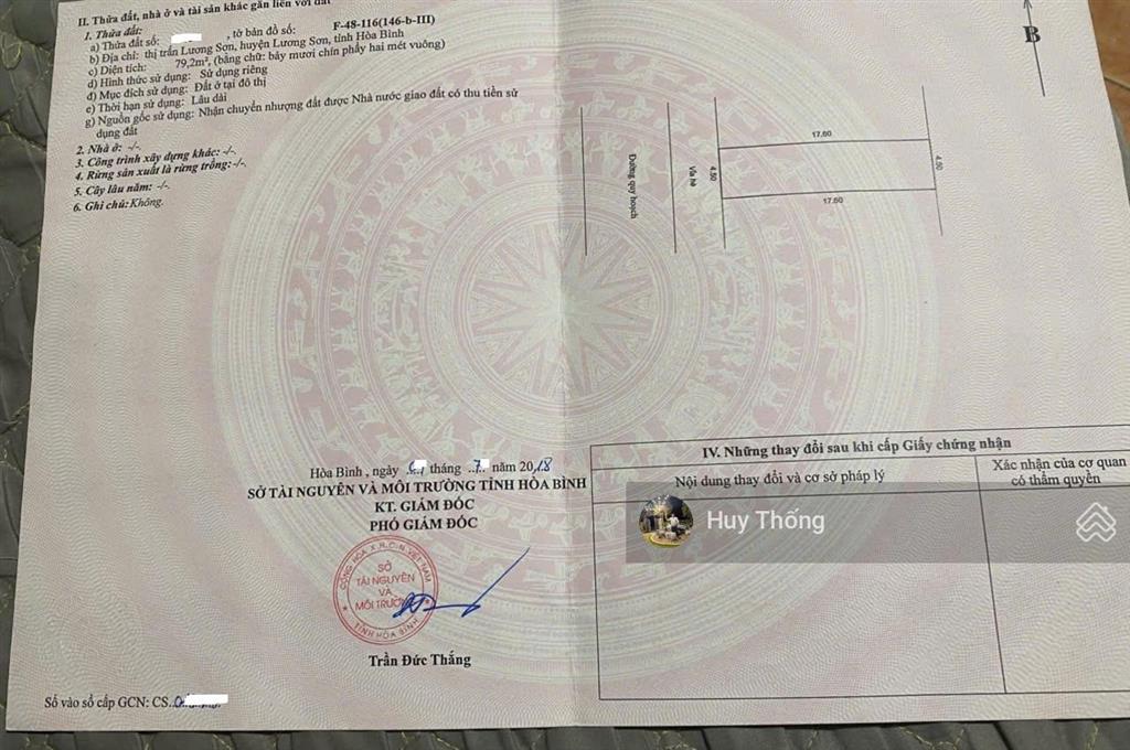 Bán gấp 4 lô mặt chợ trung tâm phố chợ lương sơn, kinh doanh hái ra tiền