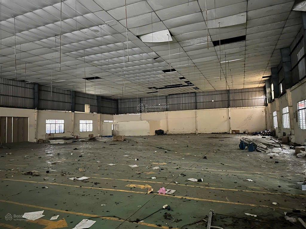 Kho xưởng bình tân dt 1.500m2 giá 112 triệu/th pccc vách nền epoxy đường xe cont sân bãi