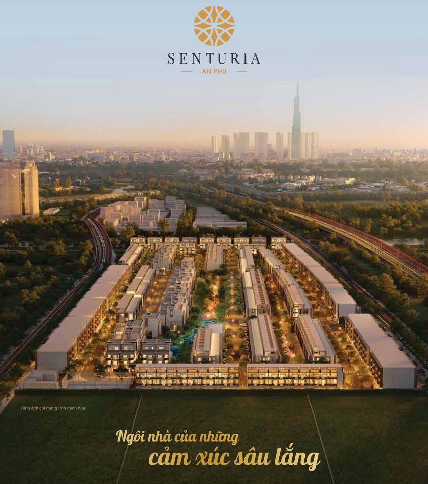 Chính thức triển khai siêu phẩm nhà phố biệt thự Senturia An Phú mặt tiền Song hành Cao tốc