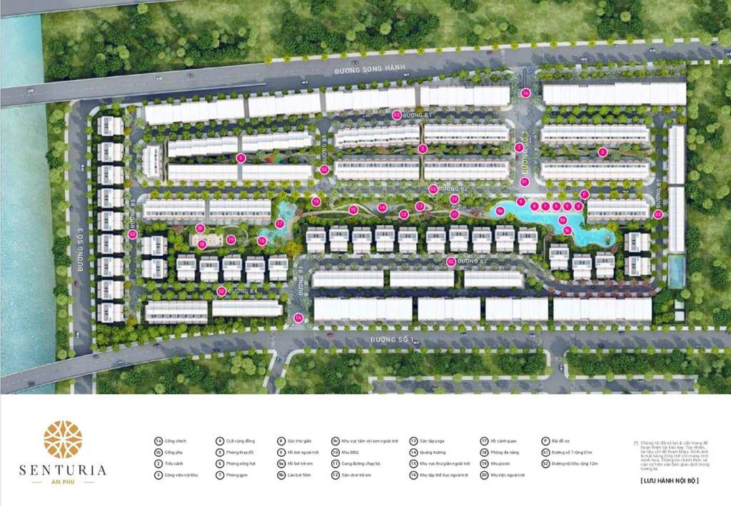 Chính thức triển khai siêu phẩm nhà phố biệt thự Senturia An Phú mặt tiền Song hành Cao tốc