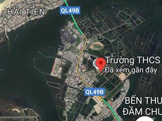 Đất mặt tiền đường đoàn trực, đối diện trường thcs phú tân, thuận an, huế