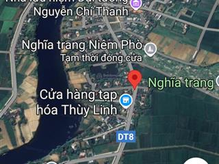 Đất mặt tiền đường tỉnh lộ 8, quảng thọ