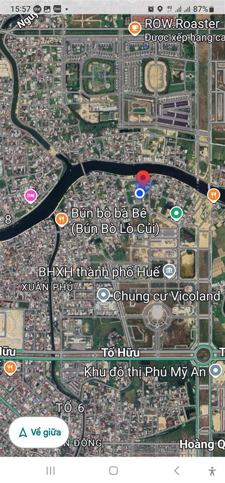 Đất khu quy hoạch xuân phú, 2 lô liền kề