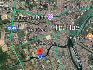 Đất 2 mặt tiền view sông như ý, xuân phú, tp huế