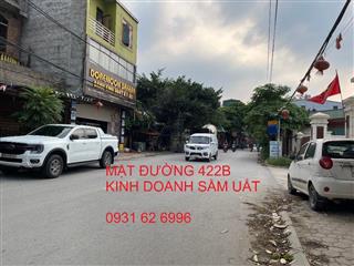 Mặt đường 422B - Sơn Đồng - Hoài Đức. Lô góc 2 thoáng, 75m. 10 tỷ