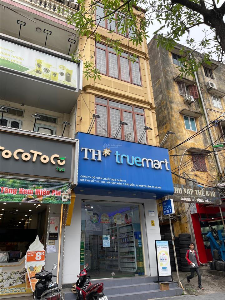 Mặt phố hồ tùng mậu, vỉa hè thênh thang 2 thoáng. sau nhà ô tô đỗ. 45m2, 26 tỷ
