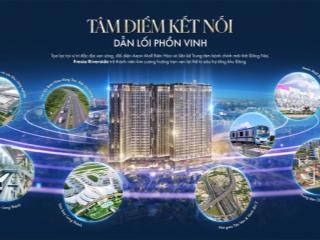 Bán chung cư ngay aeon mall, 60m2, 2pn + 2wc, giá 1,9 tỷ tại fresia riverside, biên hòa, đồng nai