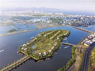 Biệt thự đảo hoa sen nha trang mặt sông giá bán 40tr/m2. mặt công viên giá bán 33tr/m2