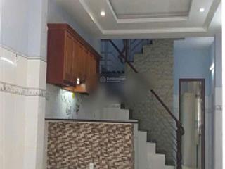 Cho thuê nhà hẻm 3m(bg) dương bá trạc, p.1, q.8 giá 14tr