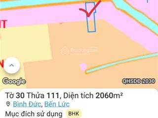 Bán hẻm 4.5m đất vườn đường đt 816, bình đức, bến lức, long an giá 850tr