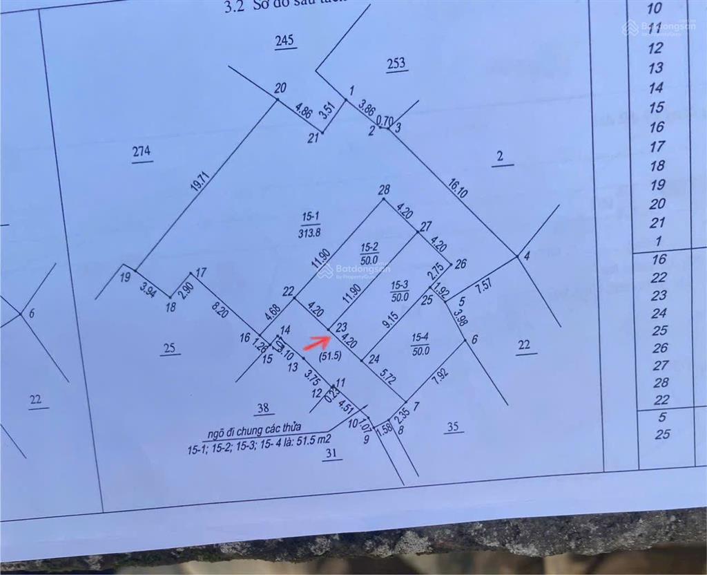 Chính chủ bán 50m2 tổ 4 nhân huệ đồng mai /yên nghĩa. giá 4,65 tỷ