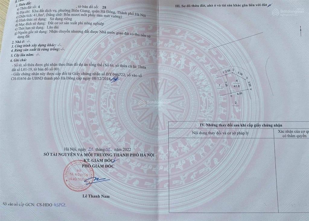 Bán lô góc 2 mặt tiền đường to dịch vụ biên giang hà đông 42m2 đất phân lô vỉa hè ô tô đỗ cửa